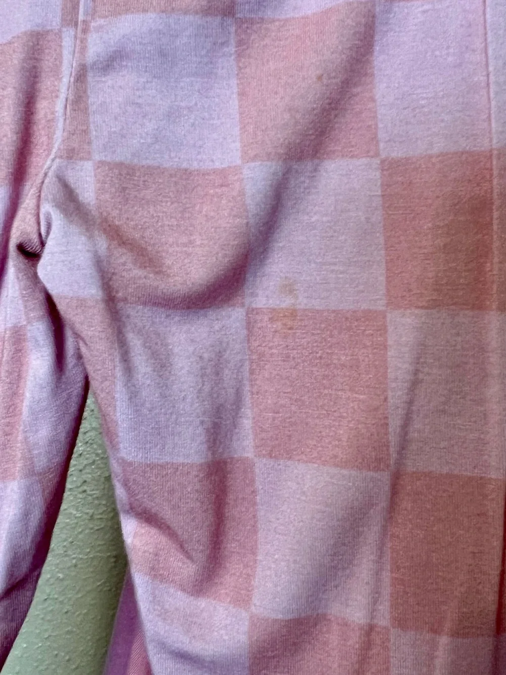 6T Moms Bamboo Pink Tee with Checkered Joggers